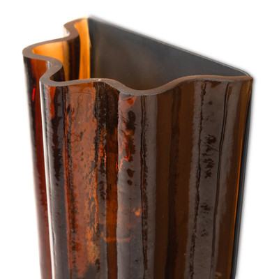 Four Hands Thea Sconce - Amber Glass
