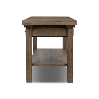 Four Hands Tobiah Kitchen Island - Brown Oak