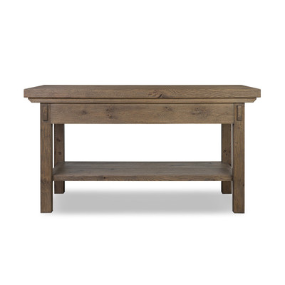 Four Hands Tobiah Kitchen Island - Brown Oak