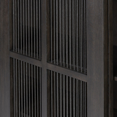 Four Hands Tuscola Cabinet - Smoked Black