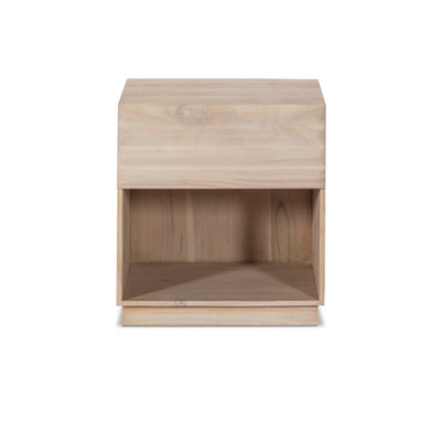 Four Hands Tussac Nightstand - Natural White Neem