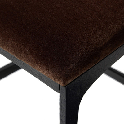 Four Hands Valeene Stool - Monte Chocolate - Bar
