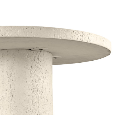 Four Hands Varda Outdoor Bar Table - Coarse Ivory Concrete - Counter