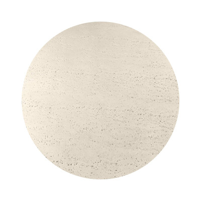 Four Hands Varda Outdoor Dining Table 48" - Coarse Ivory Concrete