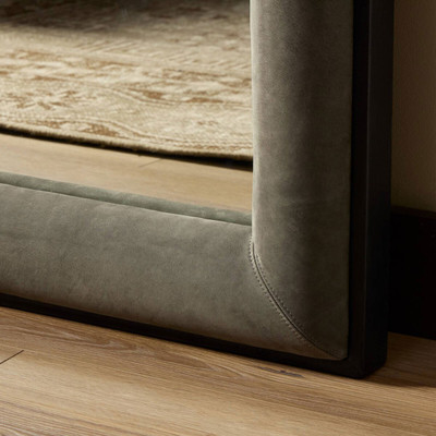 Four Hands Velaz Floor Mirror - Nubuck Charcoal