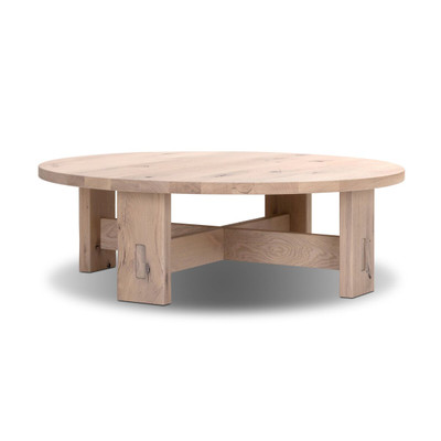 Four Hands Willa Coffee Table - Bleached Oak
