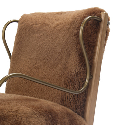 Four Hands Yesenia Chair - Ochre Shearling