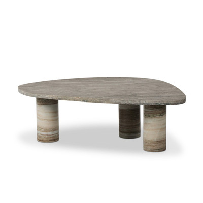 Four Hands Zion Coffee Table - Big Table - Antique White Marble