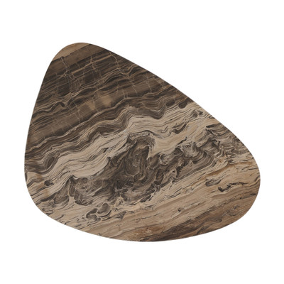 Four Hands Zion Coffee Table - Small Table - Rocky Brown Marble
