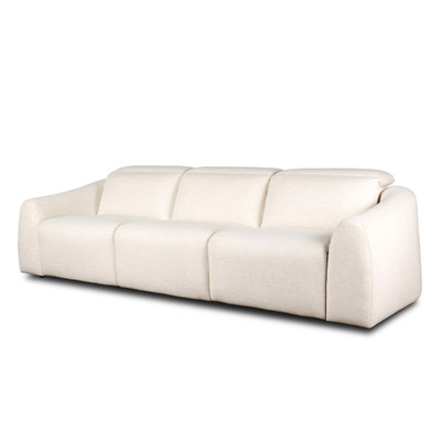 Four Hands Alondra Power Recliner 3PC Sectional - 116' - Crypton Nomad Snow