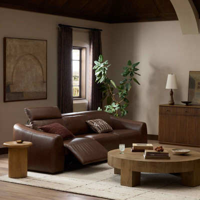 Four Hands Alondra Power Recliner 3PC Sectional - 116' - Sonoma Coco