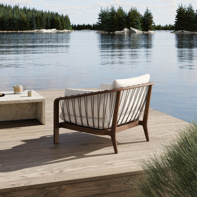 Four Hands Ambrosia Outdoor Chair - Vergo Cream