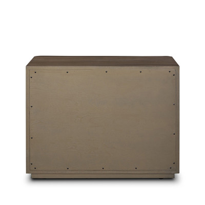 Four Hands Amiro Nightstand - Tumble Brown Ash Solid
