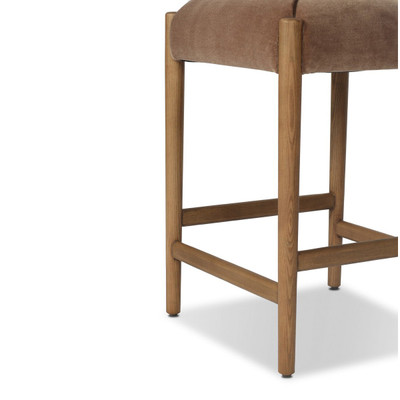 Four Hands Auden Counter Stool - Monte Mushroom