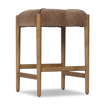 Four Hands Auden Counter Stool - Monte Mushroom
