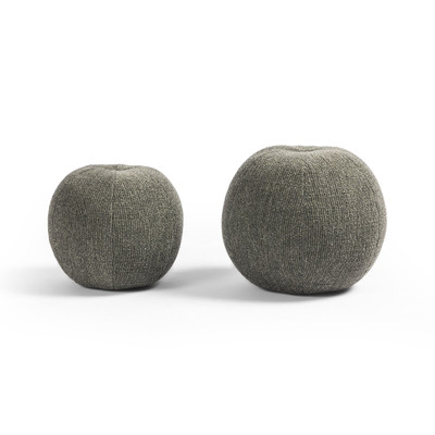 Four Hands Balle Outdoor Pillow - Leto Forest - Set of 2 - 12" diam, 10" diam