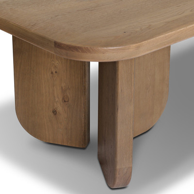 Four Hands Baloro Dining Table 108" - Warm Oak Thick Veneer
