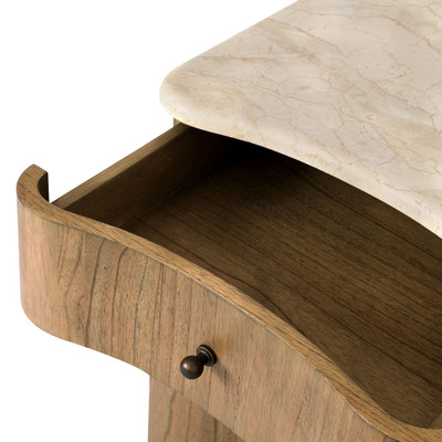 Four Hands Boa Nightstand LAF - Sandy Mindi Veneer