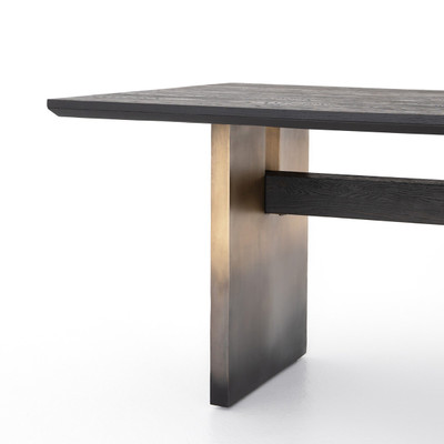 Four Hands Brennan Dining Table - Worn Black