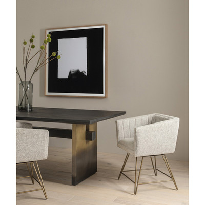 Four Hands Brennan Dining Table - Worn Black