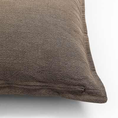 Four Hands Broadway Pillow - Broadway Coffee - 24"x24"