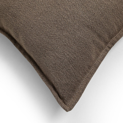 Four Hands Broadway Pillow Cover - Broadway Coffee - 24"x24"