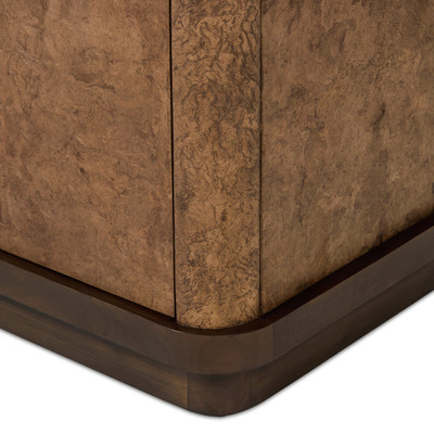 Four Hands Cambros Cabinet - Dark Bark Paper