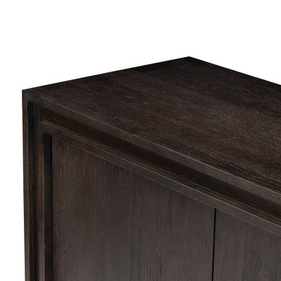 Four Hands Chalmers Media Console - Smoked Black Oak