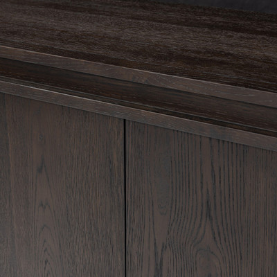 Four Hands Chalmers Media Console - Smoked Black Oak