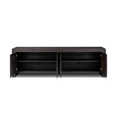 Four Hands Chalmers Media Console - Smoked Black Oak