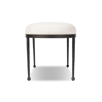 Four Hands Corinne Accent Bench - Crete Pebble