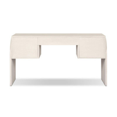 Four Hands Cressida Desk - Ivory Painted Linen