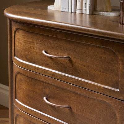 Four Hands Divion 6 Drawer Dresser - Warm Brown Mango