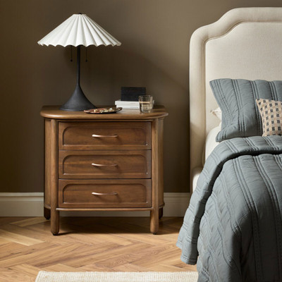 Four Hands Divion Nightstand - Warm Brown Mango