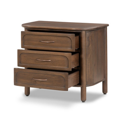 Four Hands Divion Nightstand - Warm Brown Mango