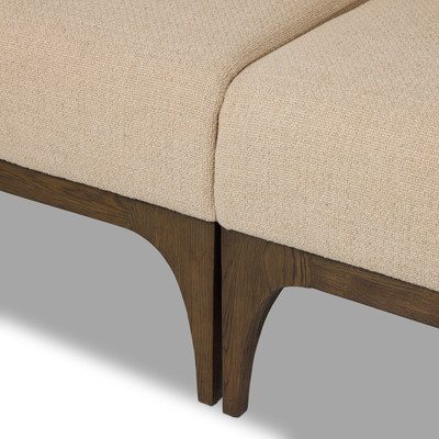 Four Hands Ellington Dining Banquette L Shape 115.5 - Irving Flax