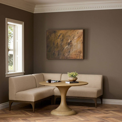 Four Hands Ellington Dining Banquette L Shape 77 - Irving Flax