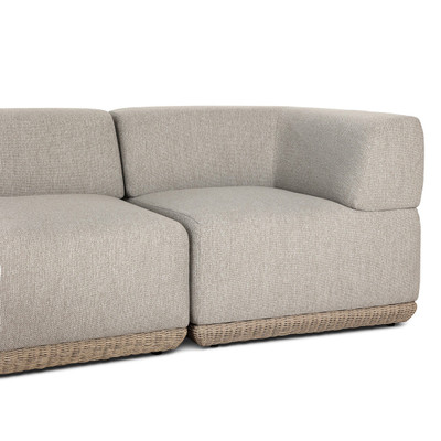 Four Hands Evander Outdoor 5 Pc Sectional - Ramiro Ecru