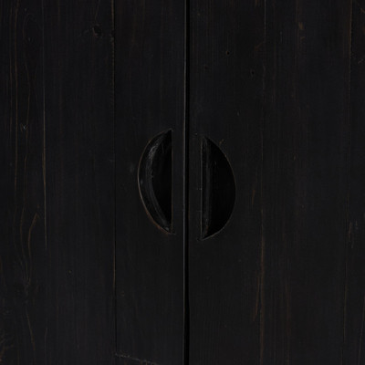 Four Hands Everson Cabinet - Black Reclaimed