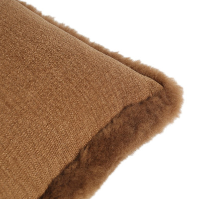 Four Hands Finlo Shearling Pillow - Ochre Shearling - 12"x48"