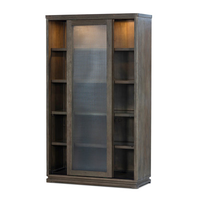 Four Hands Foster Cabinet - Beveled Square Glass