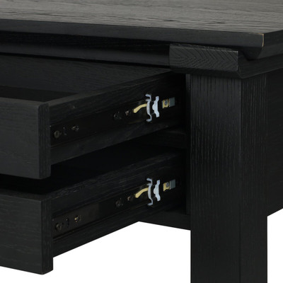 Four Hands Gardendale Console Table - Stained Black Oak