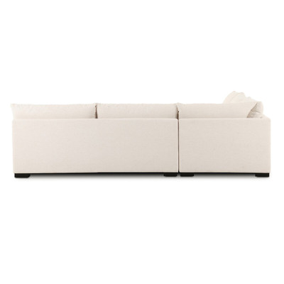 Four Hands Grant 3 PC Sectional - Crypton Nomad Snow