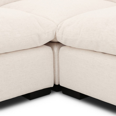 Four Hands Grant 3 PC Sectional - Crypton Nomad Snow