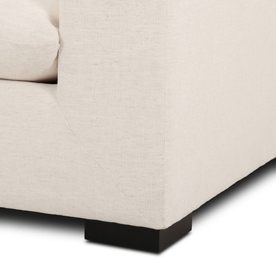 Four Hands Grant 3 PC Sectional W/ Arms - 114" - Crypton Nomad Snow