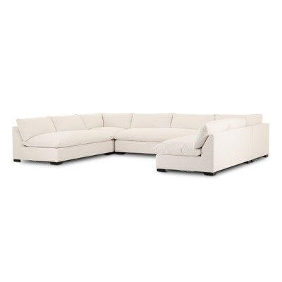 Four Hands Grant 5 PC Sectional - Crypton Nomad Snow