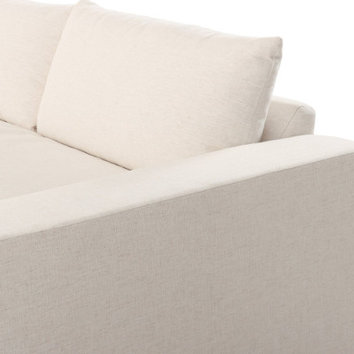 Four Hands Grant 5 PC Sectional W/ Arms - 152" - Crypton Nomad Snow