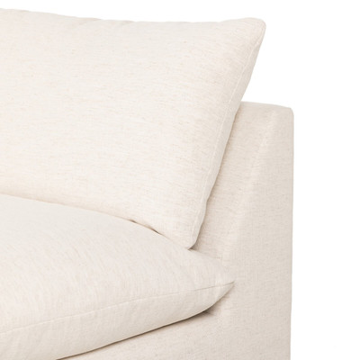 Four Hands Grant Armless Sofa - 94" - Crypton Nomad Snow