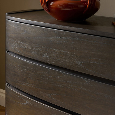 Four Hands Greer 8 Drawer Dresser - Smoked Black Sungkai
