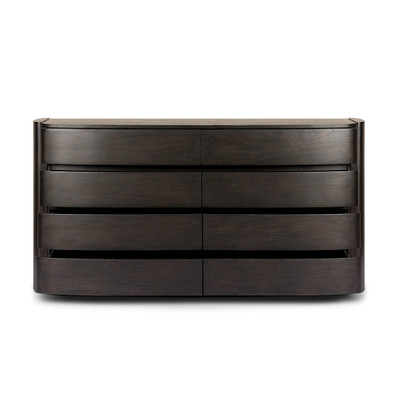 Four Hands Greer 8 Drawer Dresser - Smoked Black Sungkai